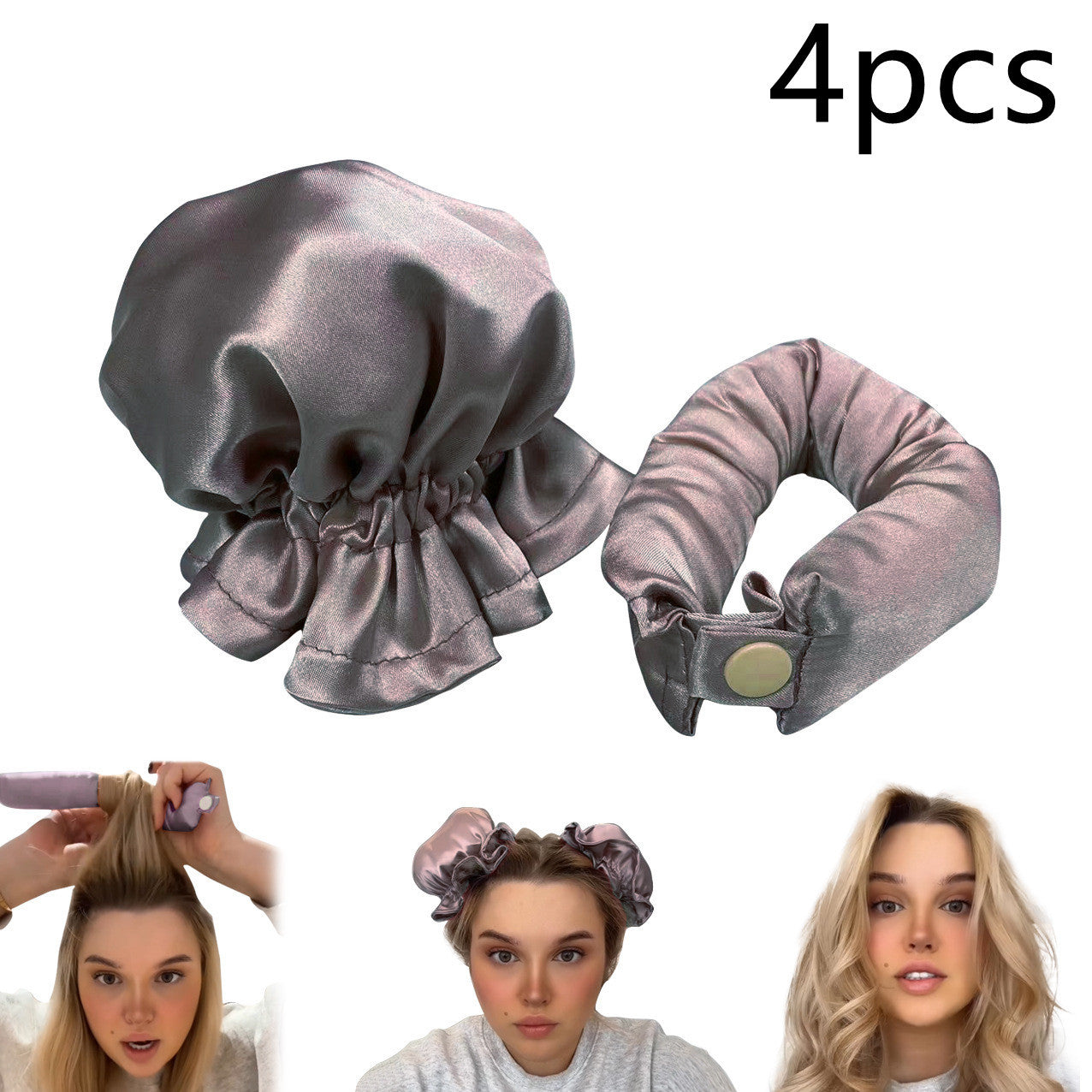 New Heatless Curl Stick With Cloth Cover Cute Ball Head Hair Curler Headband Hair Rollers Wave Form Curling Rod Hair Style Tools Gadgets New Heatless Curl Stick With Cloth Cover Cute Ball Head Hair Curler Headband Hair Rollers Wave Form Curling Rod Hair Style Tools Gadgets